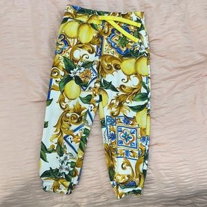 D&G lemon joggers
